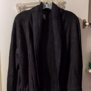 Max & Mia Black Open Front Cardigan